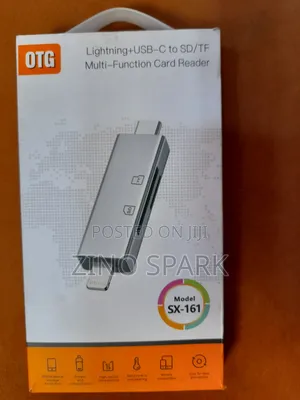 Otg Lightening+Usb-C to Sd/Tf Multi-Function Card Reader