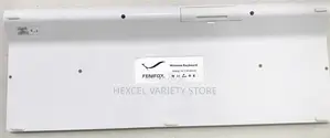 White Wireless Keyboard Mouse Combo