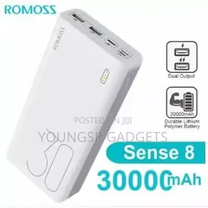 Sense 8 30,000mah Romoss 30w Powerbank