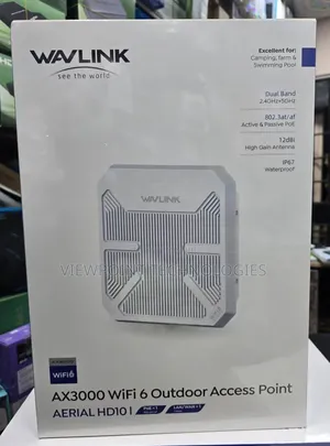 Wavlink Ax3000 Wi-Fi 6 Outdoor Access Point,