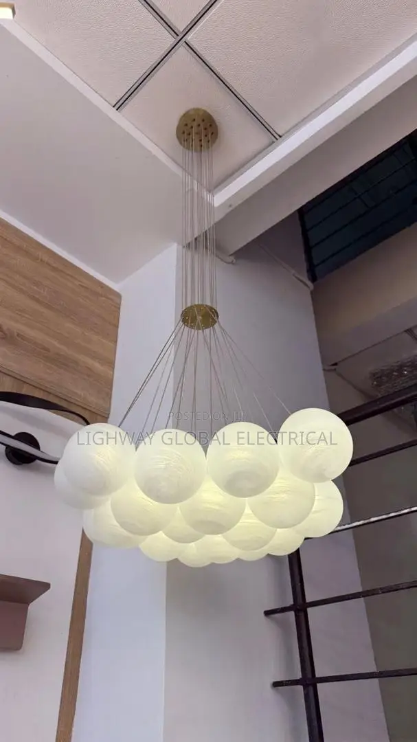 Nordic Cloud Creative Designer Ball Chandelier