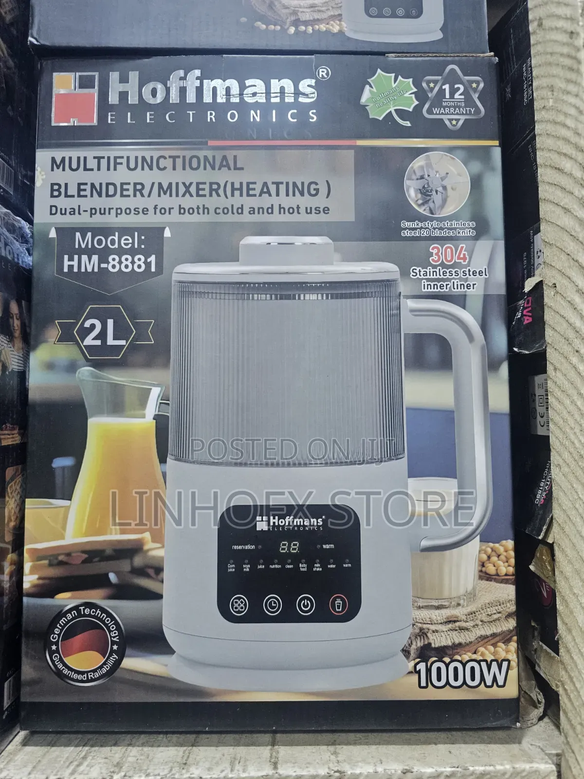 Hoffman's Electronic Multifunctional Blender/Mixer(Heating)