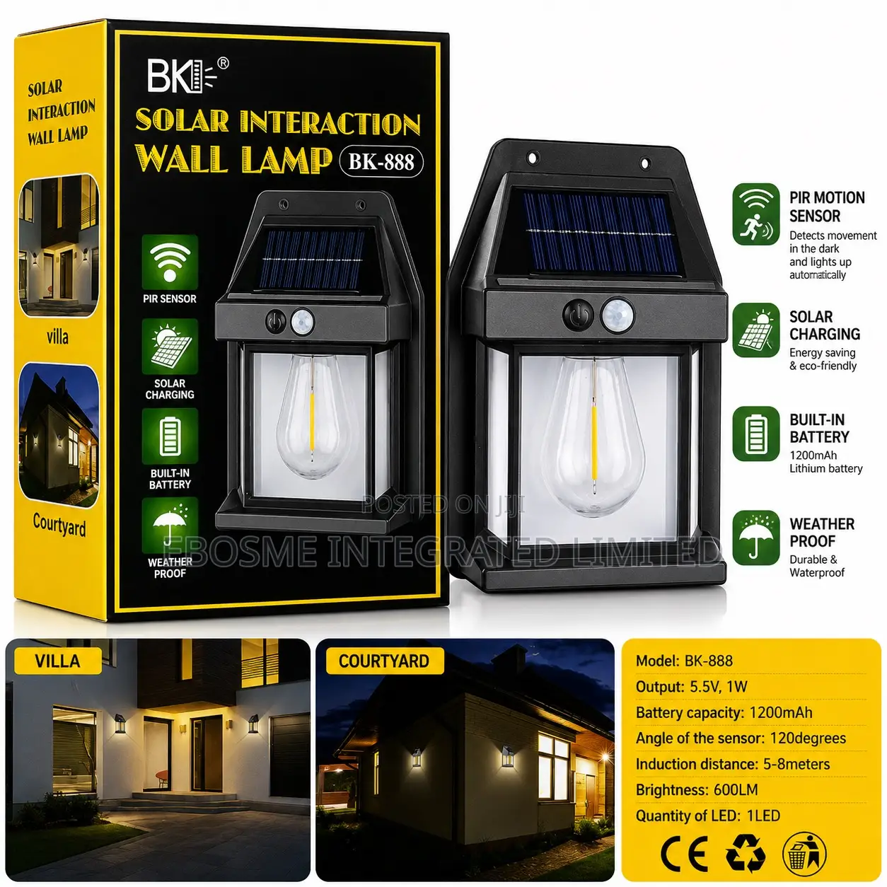 Solar Interaction Wall Lamp