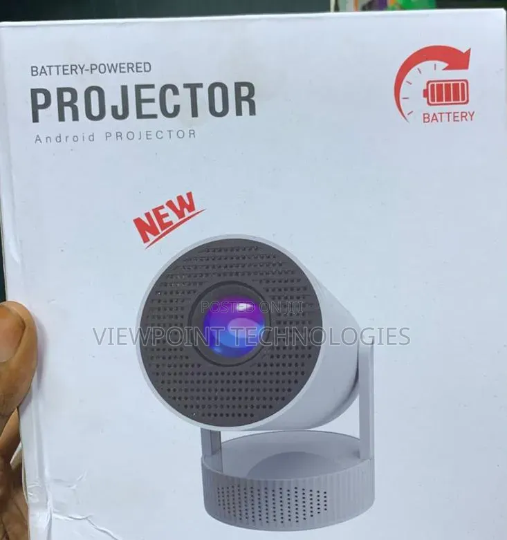 Battery Powered Rechargeable Projector