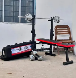 Weight Bench With Dumbbells