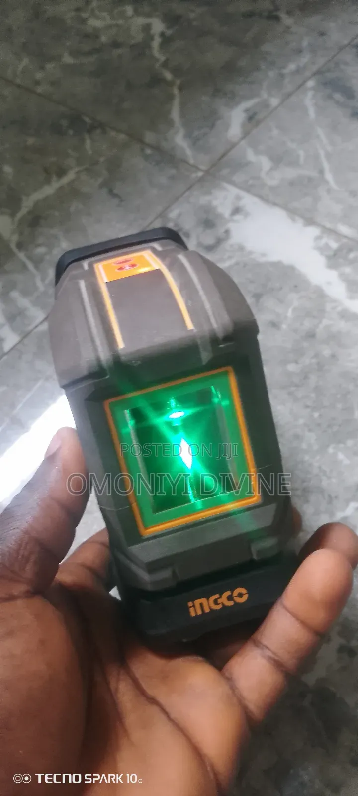 Ingco Self-Leveling Green Laser Level (35m) - Complete Kit