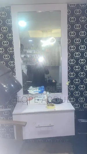 Fairly Used Mirror and Shelf
