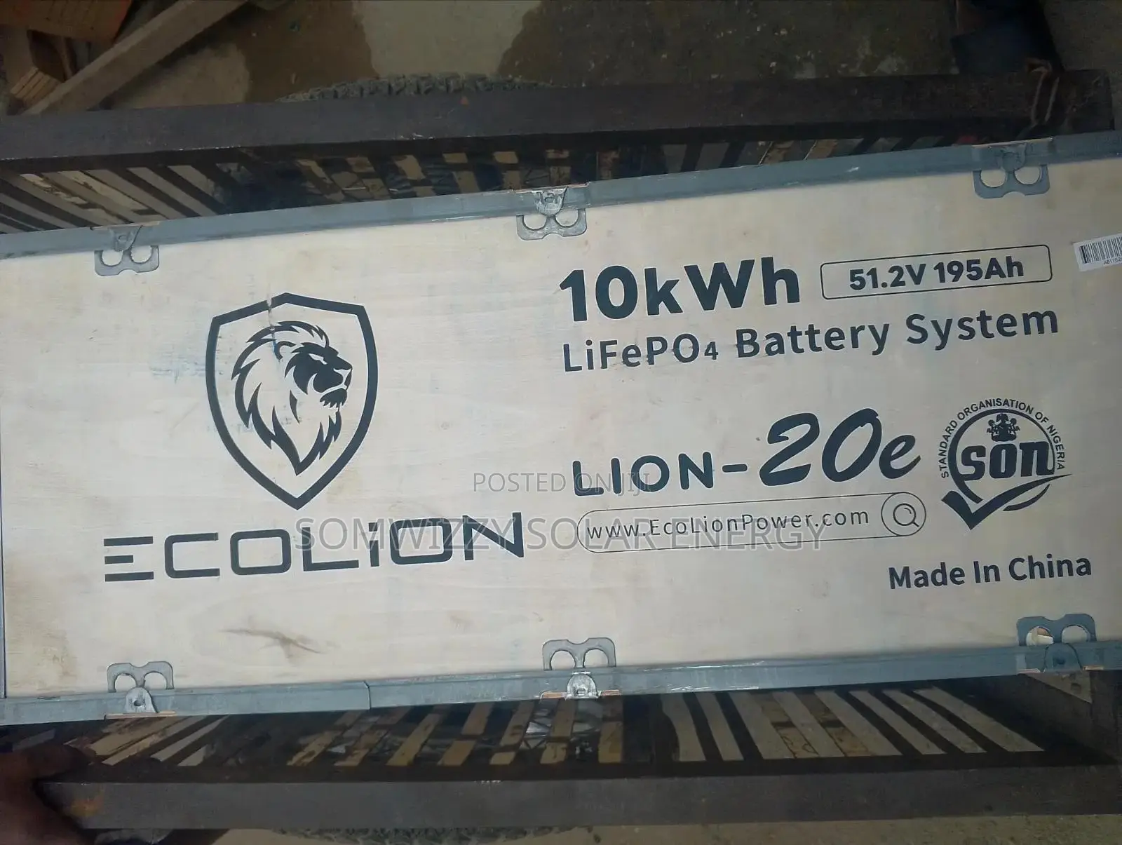 High Quality 10kwh Lithium Battery 48v. Ecolion