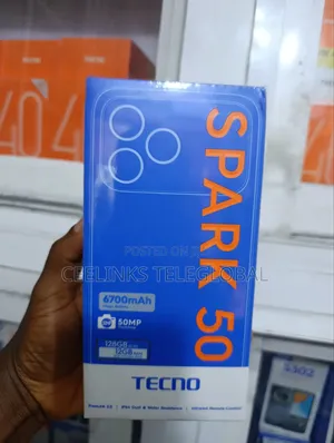 New Tecno Spark 50 128 GB Gray