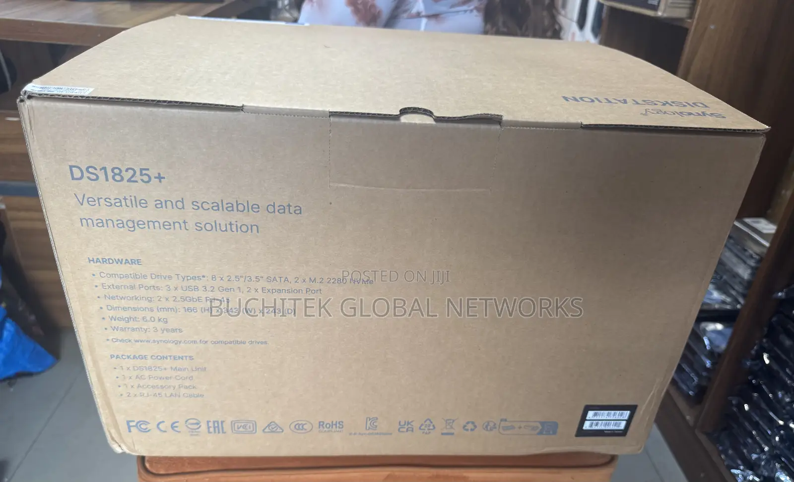 Synology Diskstation Ds1825+ 8-Bay Nas Enclosure
