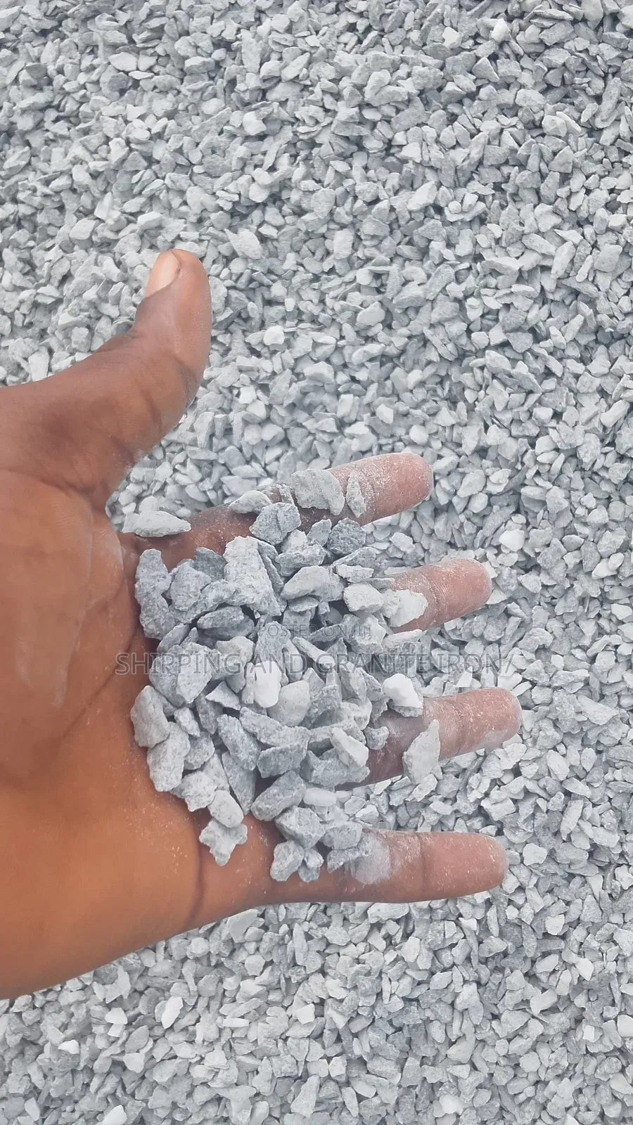 Black Granite and Chippings
