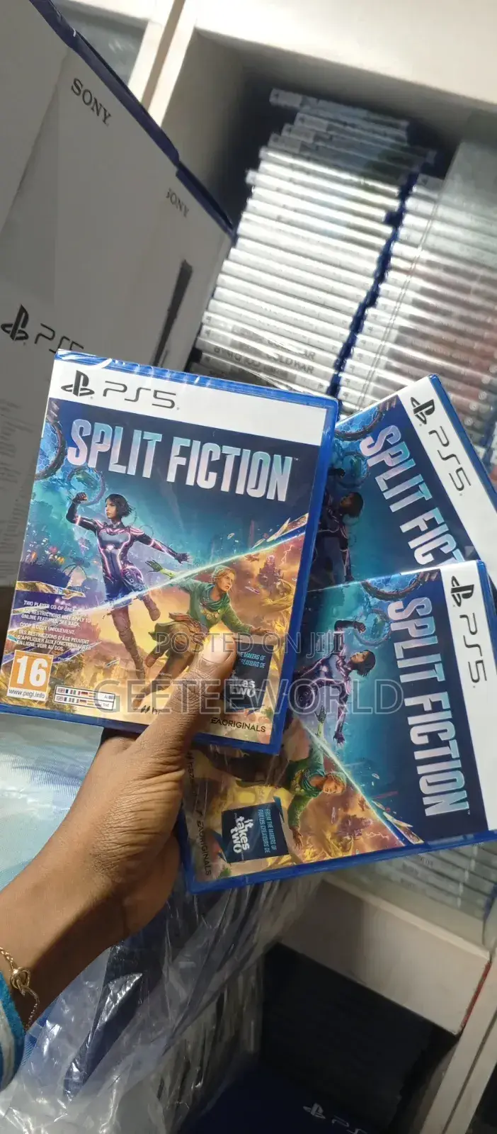 Split Fiction Ps5 Game Disc