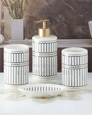 Kimberlys Zt-802p-19 Ceramic Bathroom Accessories Set