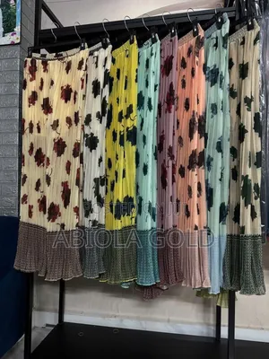Literally Chiffon Material Pleated Trouser With Lining