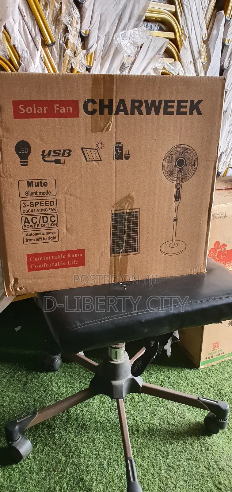 Solar Fan With Solar Panel