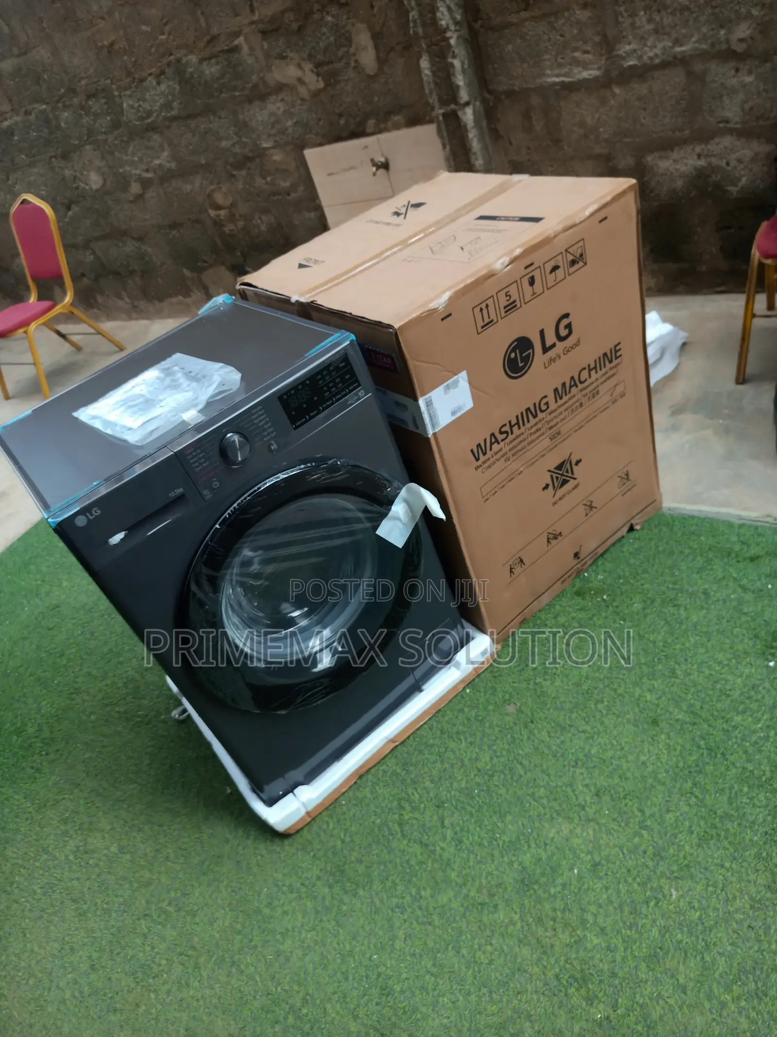 Lg 10.5kg Front Load Washing Machine Graphite Finish Ai Dd