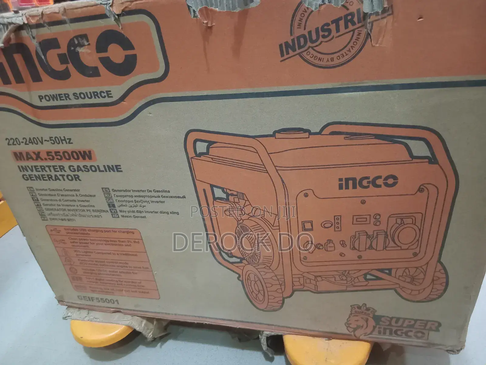 5500w Ingco Gasoline Generator