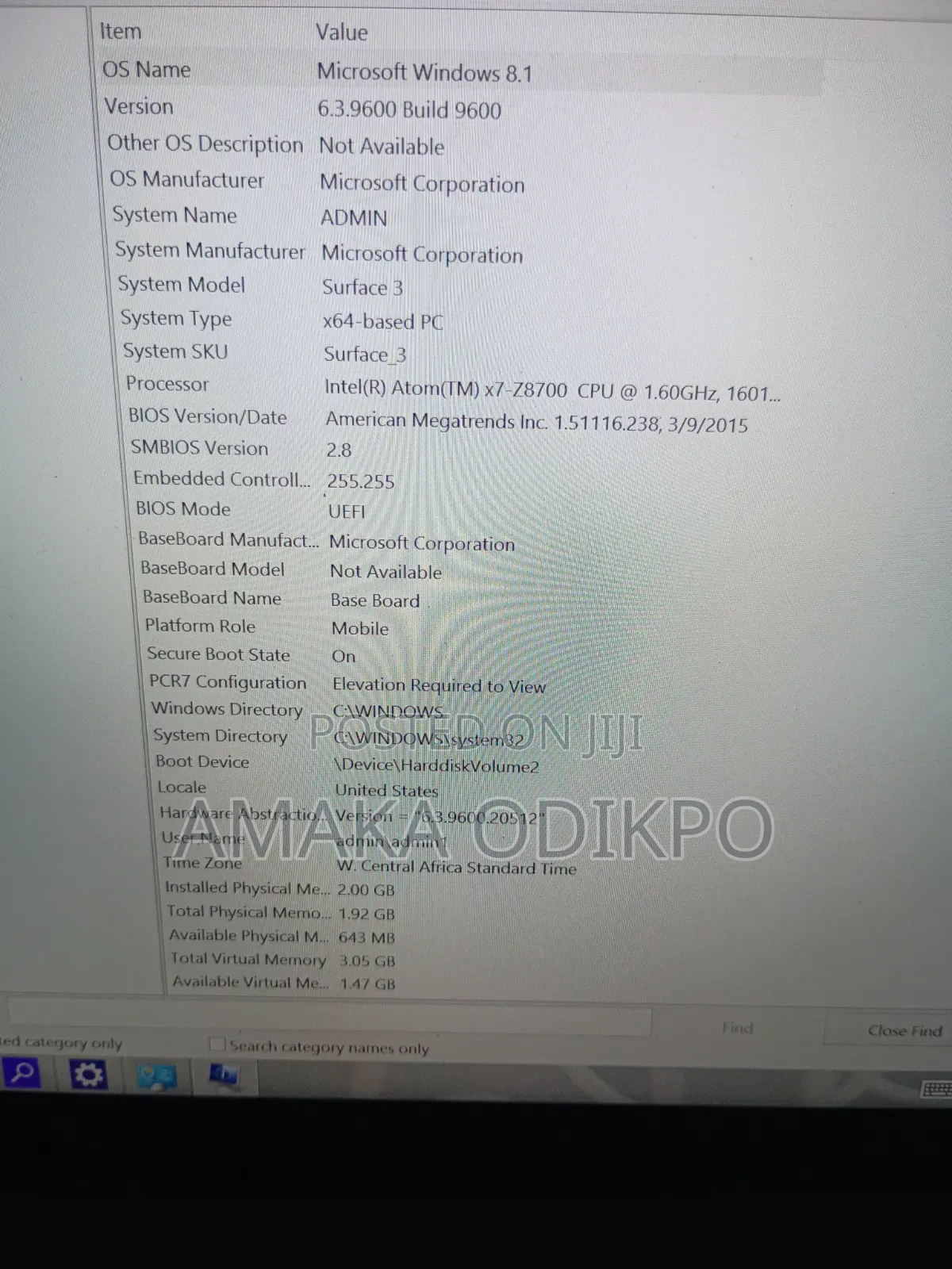 Microsoft Surface 64 GB Silver