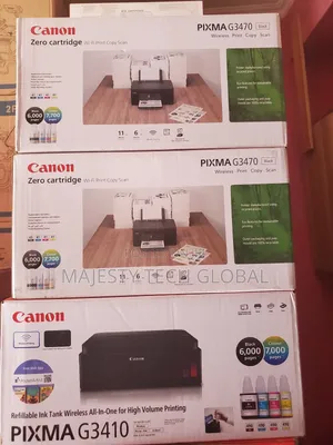 Canon Pixma G3470 and G3410
