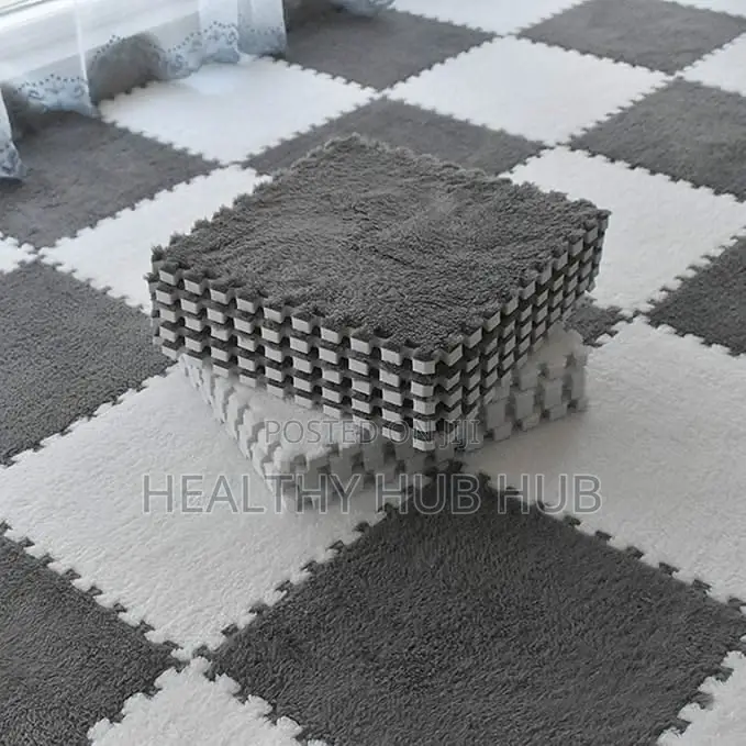 Soft Washable Interlocking Carpet Tiles for Kids Rooms