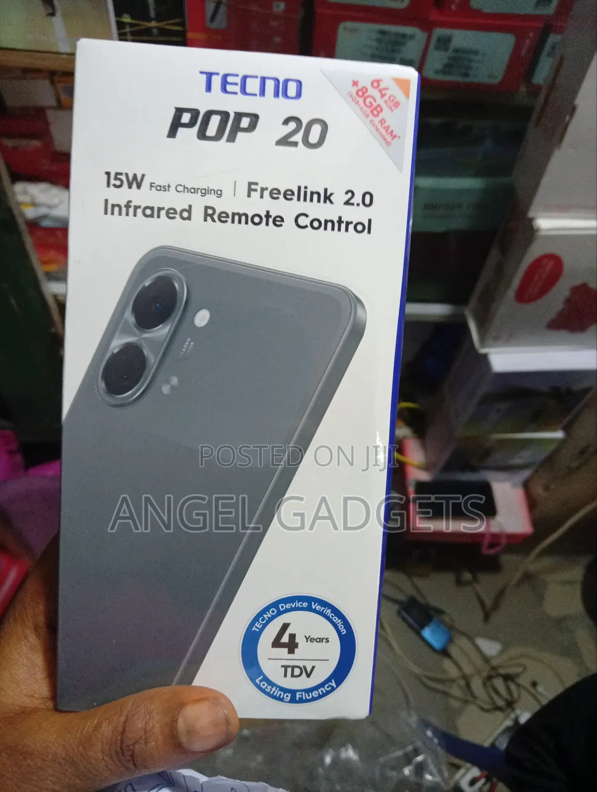 New Tecno Pop 20 128 GB Black
