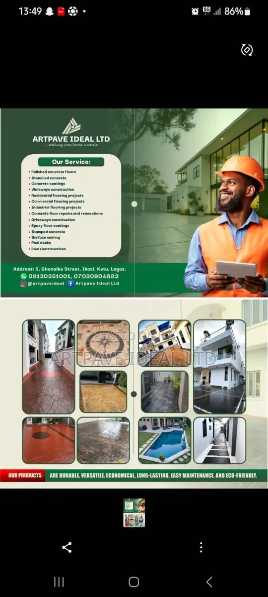 Decorating Concrete Paving