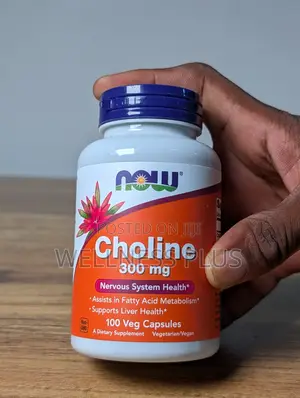Now Choline 300mg 100 Caps | Brain Liver Support | Lagos