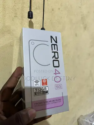 New Infinix Zero 40 512 GB Silver