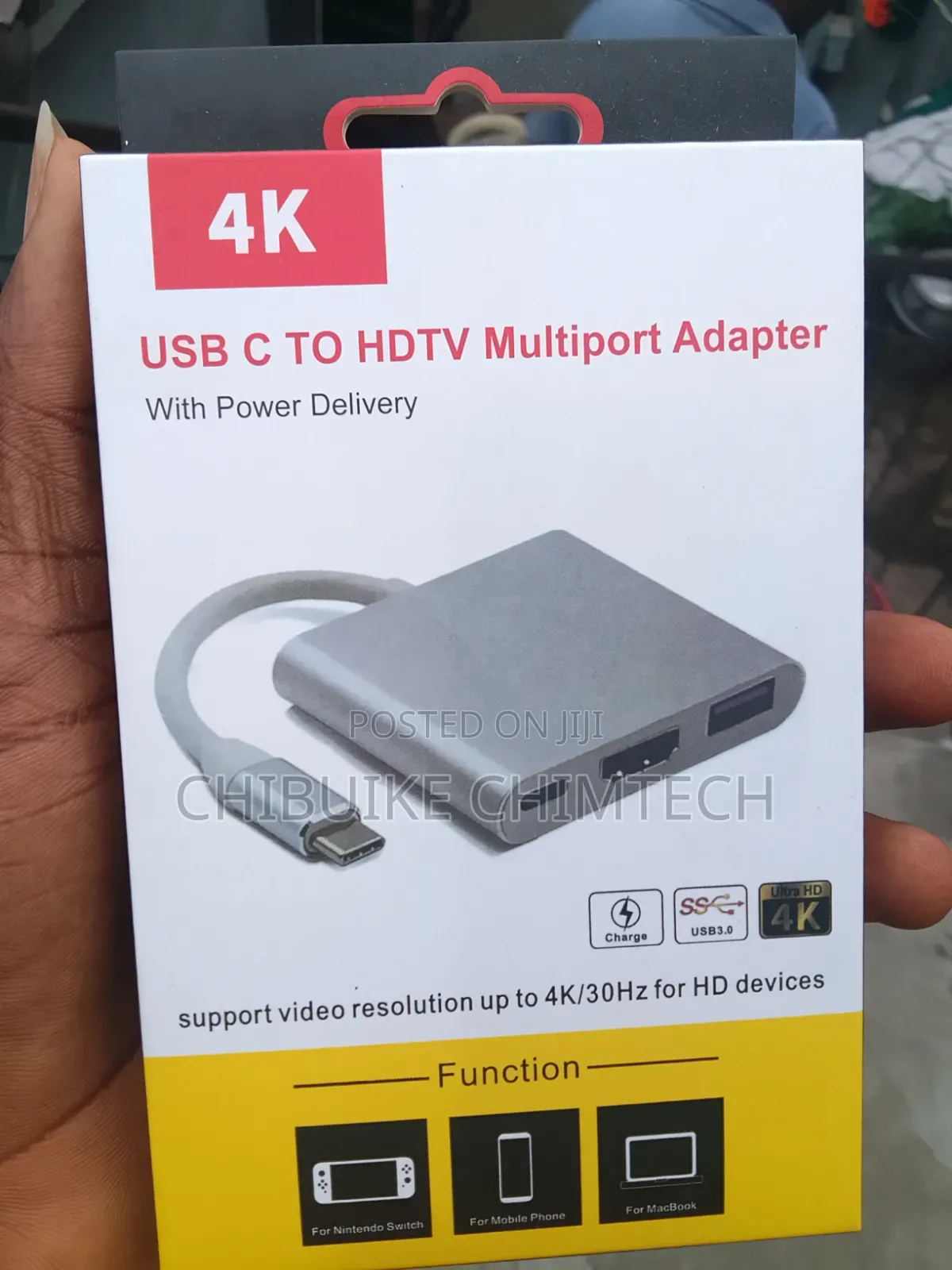  USB C HDTV Multport Adapter With Power Delivery
