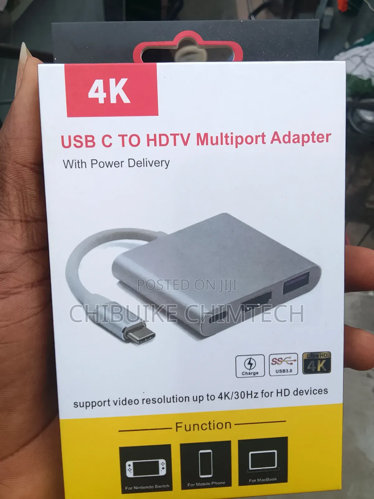  USB C HDTV Multport Adapter With Power Delivery