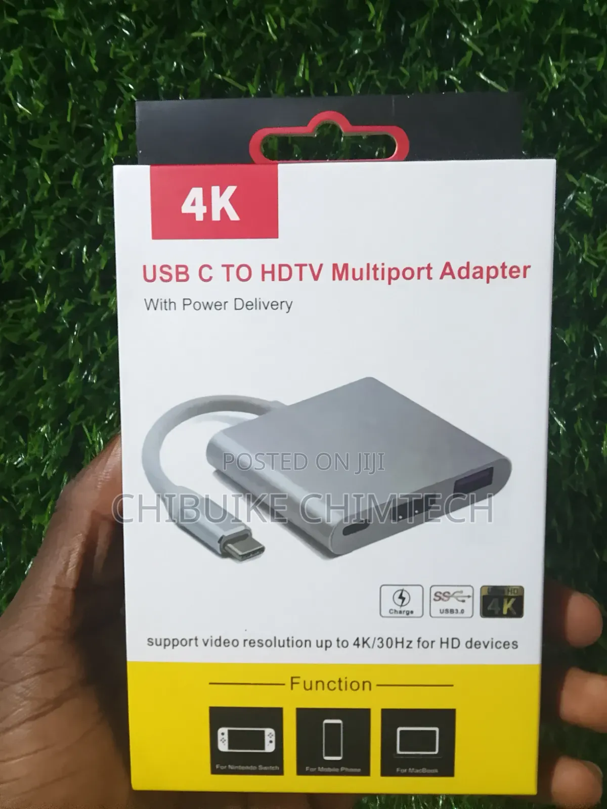  USB C HDTV Multport Adapter With Power Delivery