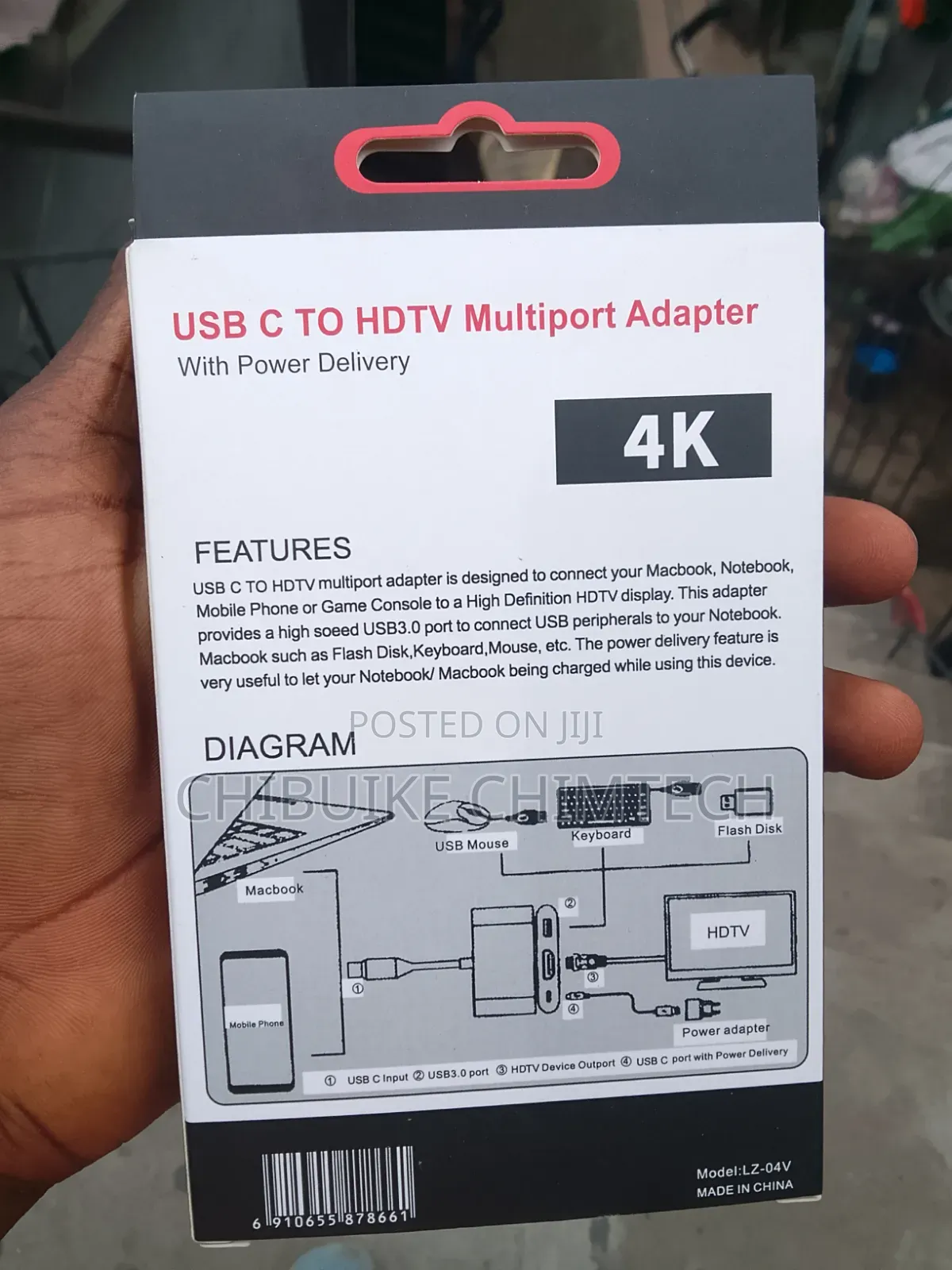  USB C HDTV Multport Adapter With Power Delivery