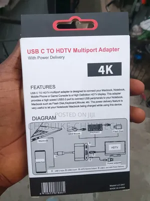  USB C HDTV Multport Adapter With Power Delivery