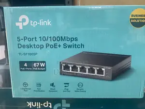 Tp-Link Tl-Sf1005p 5-Port 10/100mbps Desktop Poe+ Switch