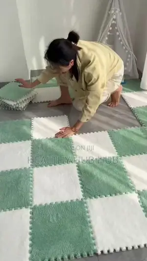 Soft Washable Interlocking Carpet Tiles for Kids Rooms