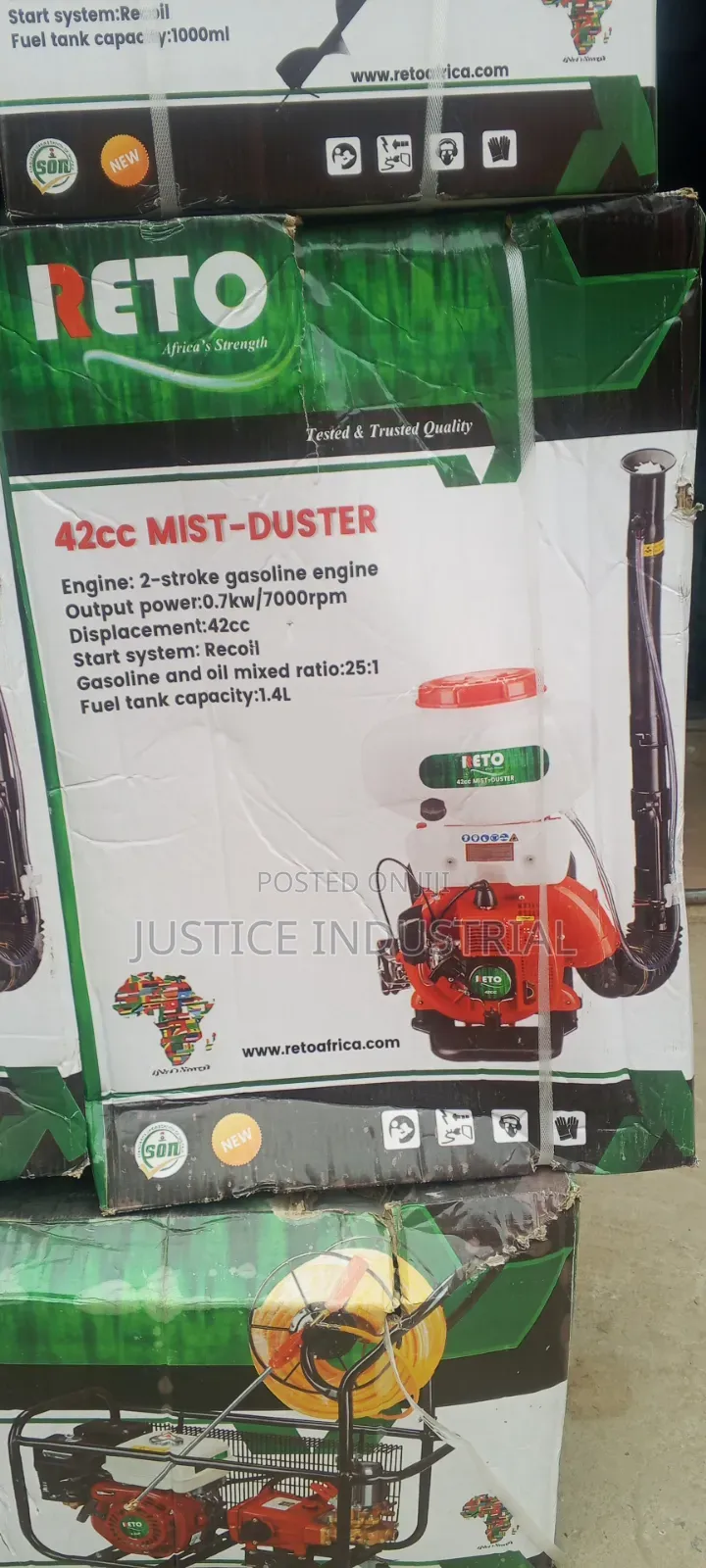 2 Stroke Gasoline Engine Power Spraying Machine