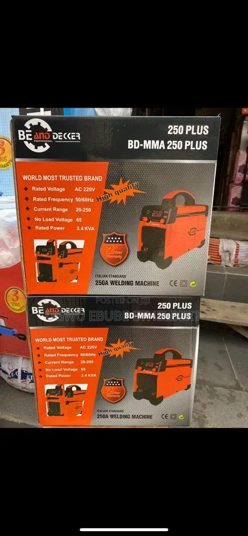 250amps Bee and Decker Welding Machine