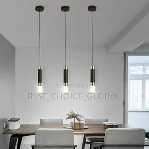 Minimalist Led Black Nordic Pendant