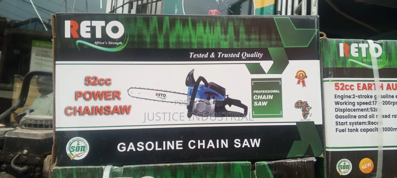 Gasoline Chain Saw Machine