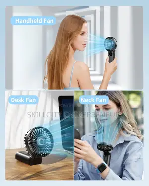 Portable Personal Fan With Led Screen 90