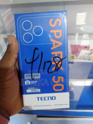 New Tecno Spark 50 128 GB Gray