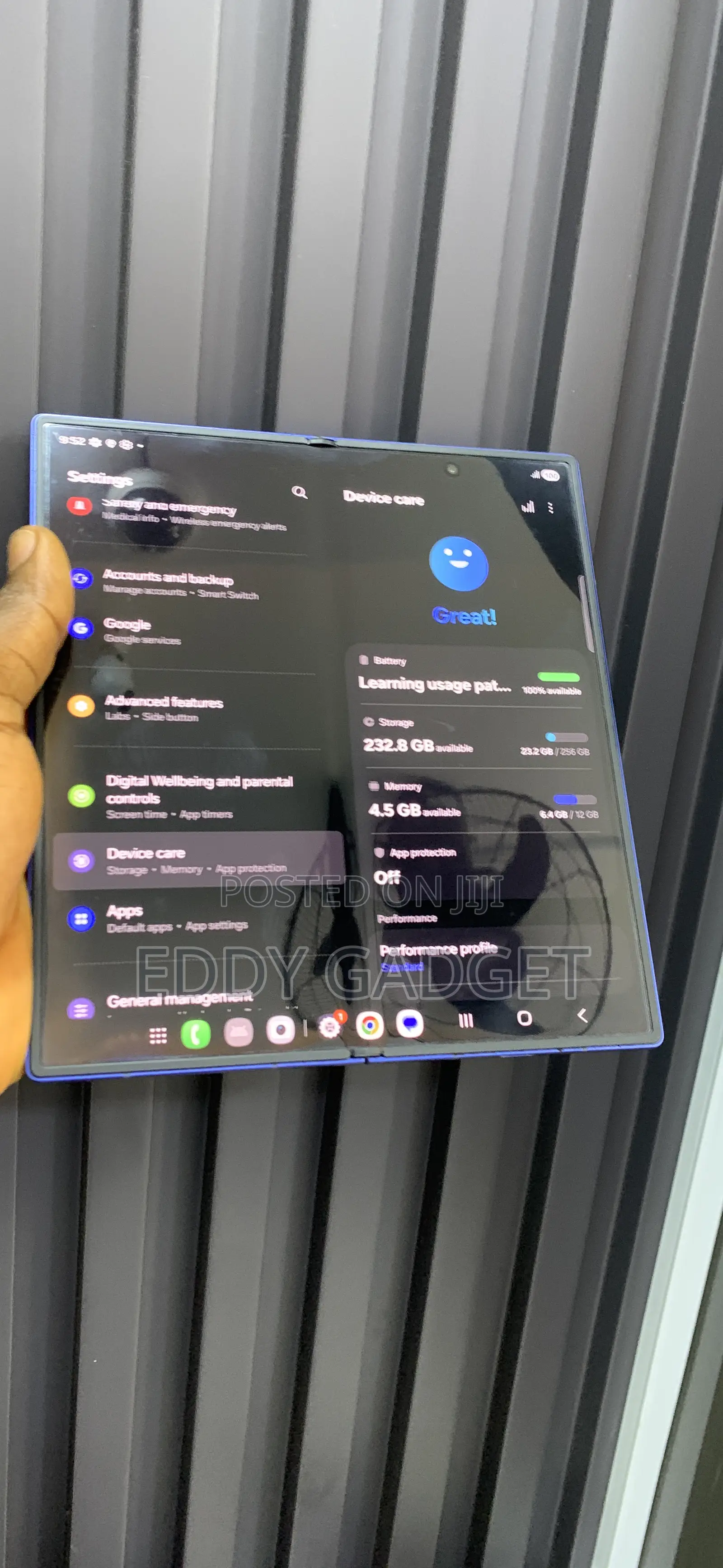 Samsung Galaxy Z Fold7 256 GB Blue