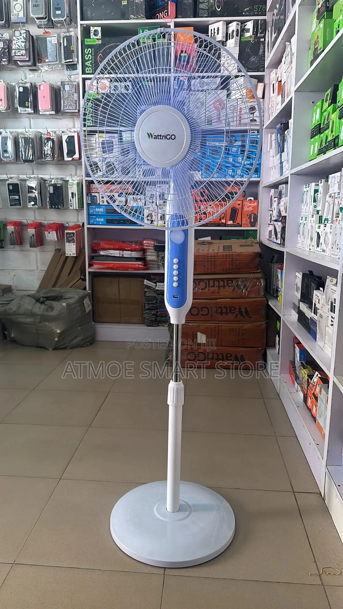Solar Rechargeable Fan