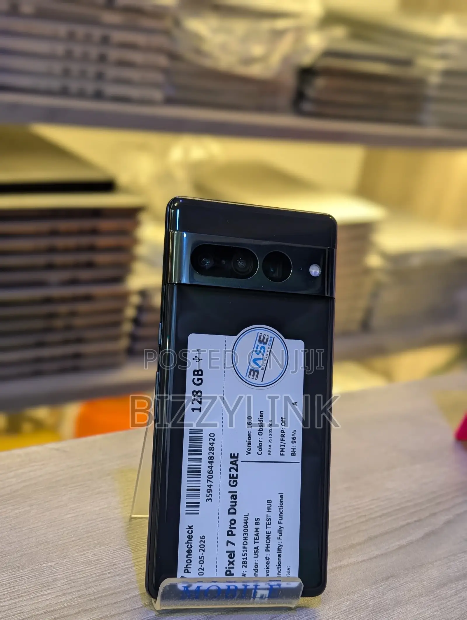 Google Pixel 7 Pro 128 GB Black