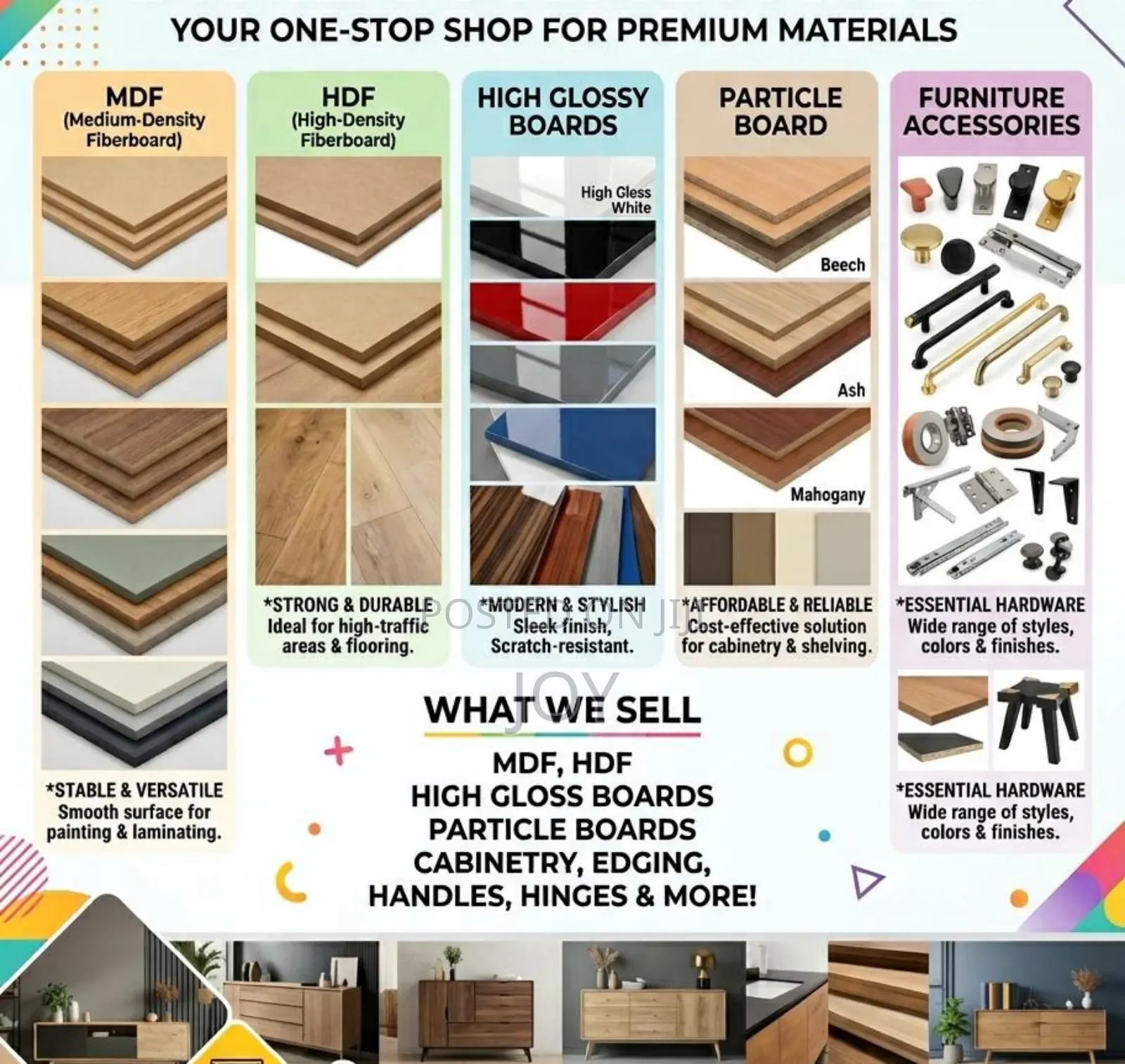 Furniture Materials