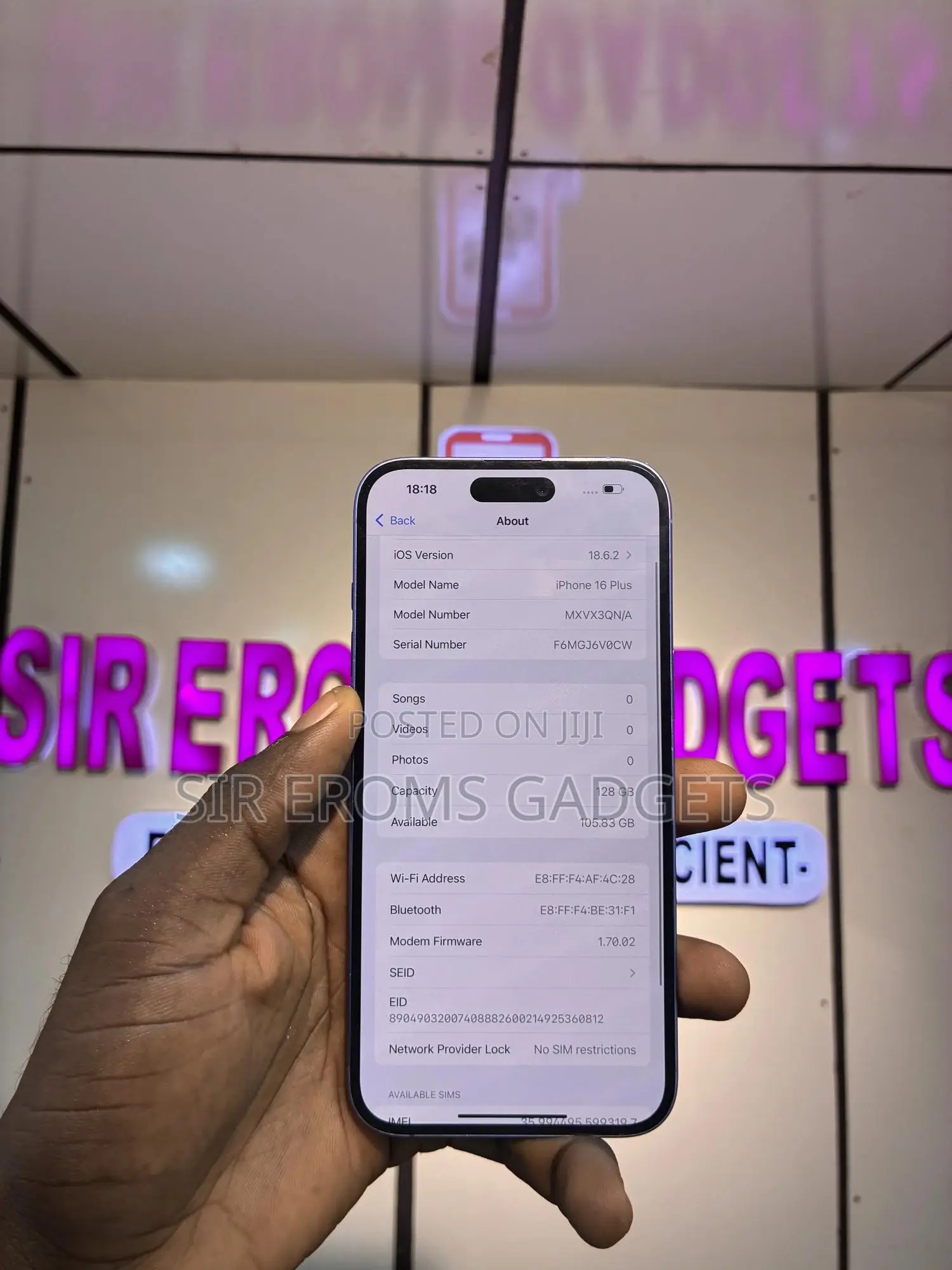 Apple iPhone 16 Plus 128 GB Blue