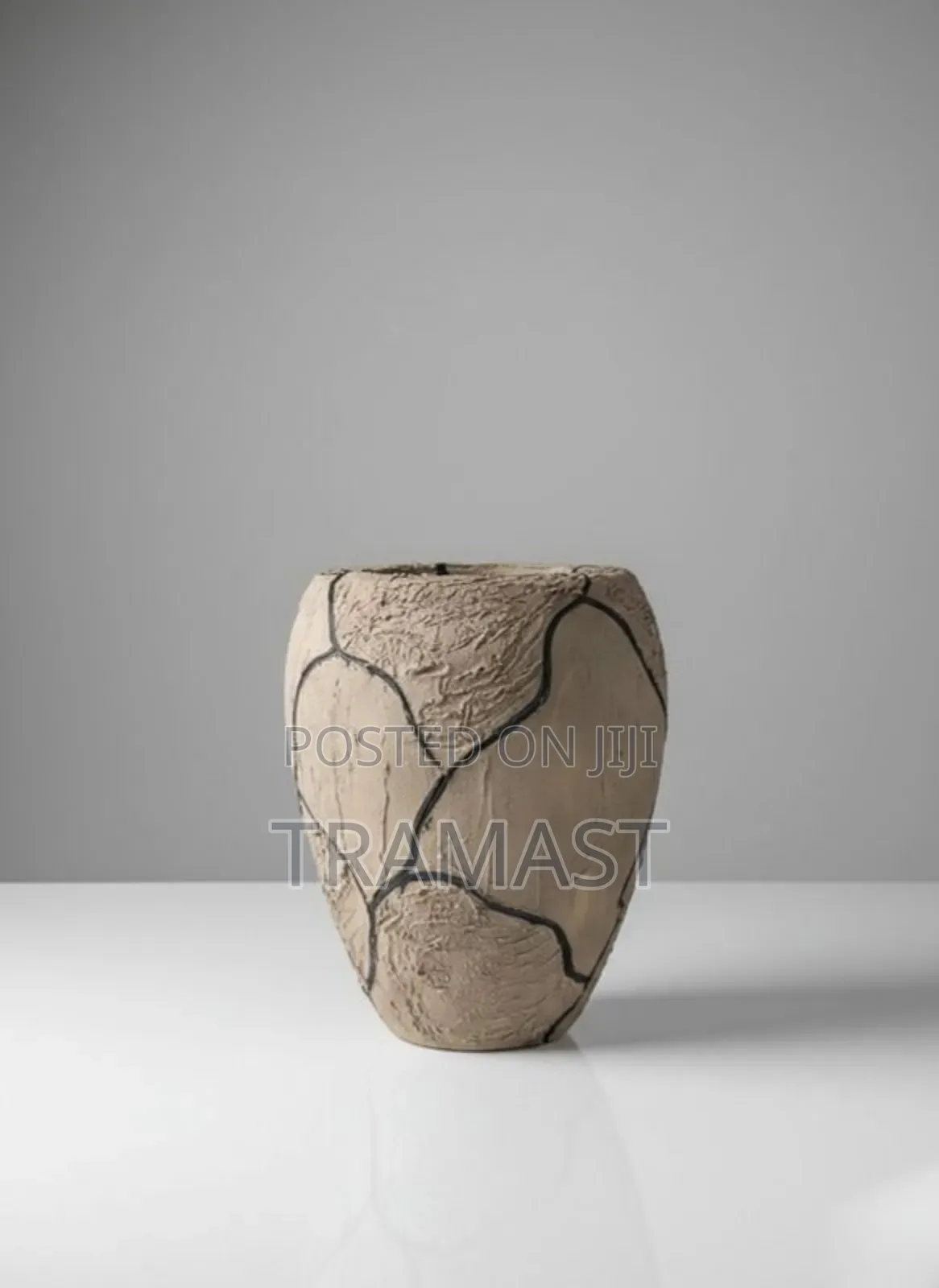 Apple Fiberglass Vase (Rustic)