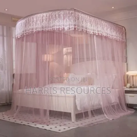 Luxury Rail Net Style Portable Lace Mosquito Net Folded