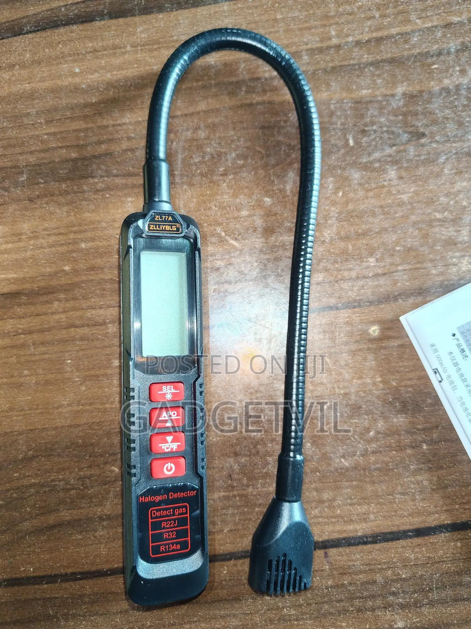 Portable Digital Halogen Gas Leak Detector