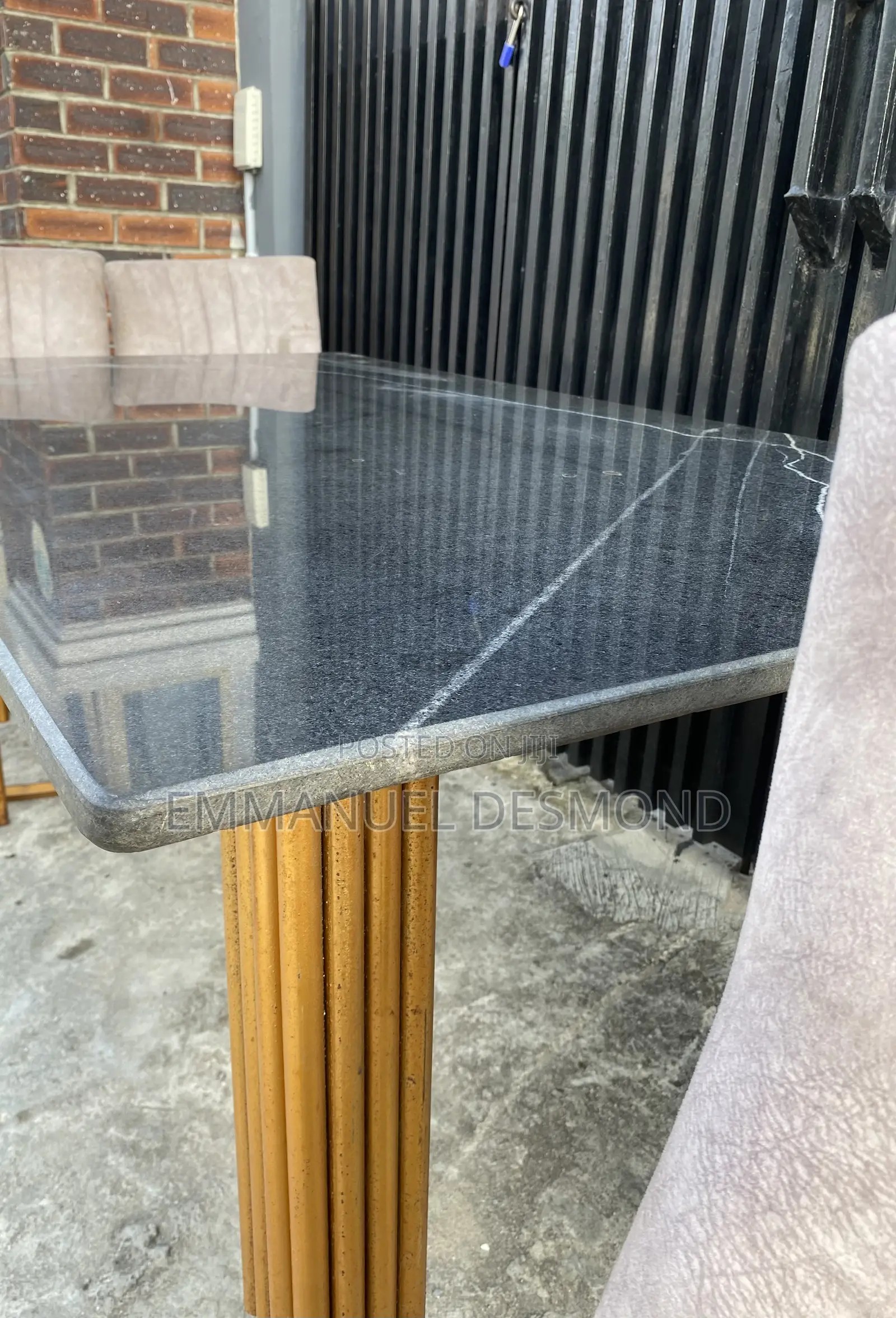 Big Marble Dining Table 4seater